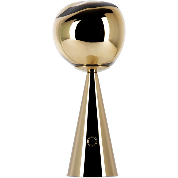 Tom Dixon Gold Melt Portable Table Lamp 