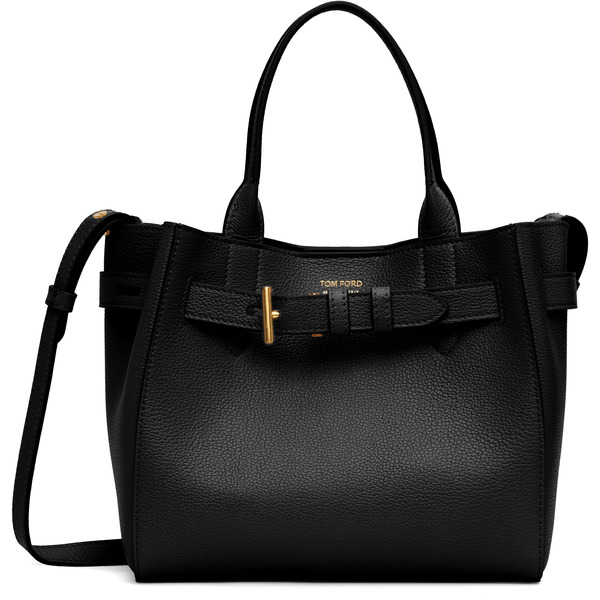  Tom Ford Black Grain Leather Audrey Small Bag 