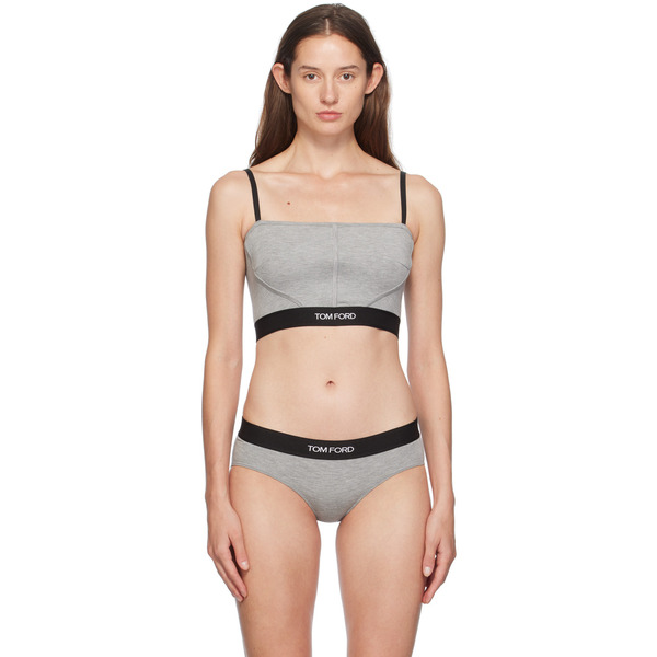  Tom Ford Gray Modal Signature Camisole 