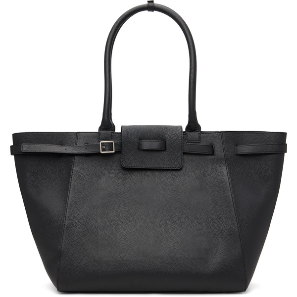  Tonywack Black Large Belted Cabas Tote 
