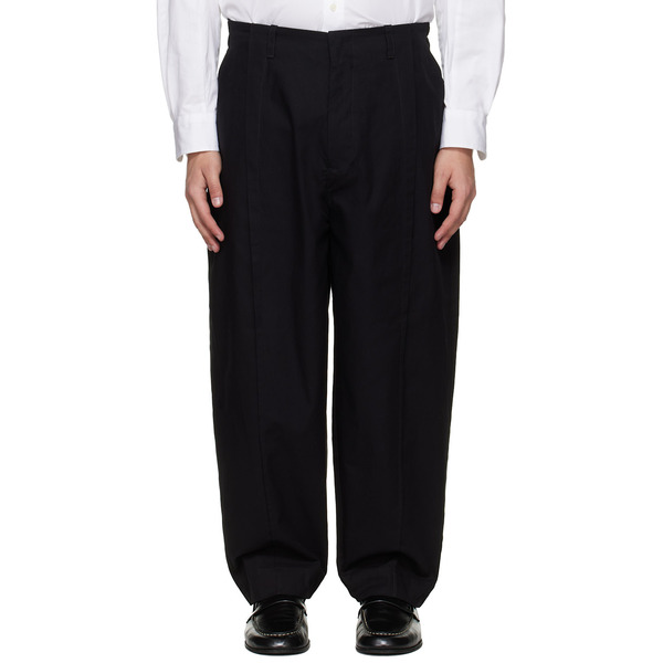  Toogood Black 'the Librarian' Trousers 