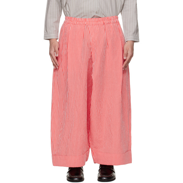  Toogood Red & Pink 'the Baker' Trousers 