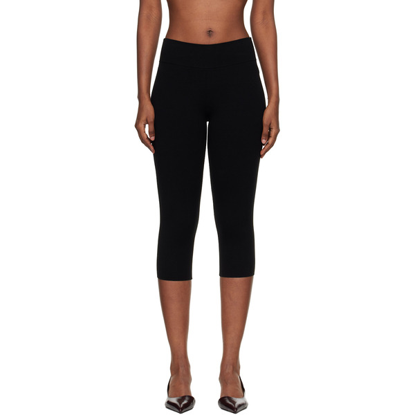  Toteme Black Capri Knit Leggings 