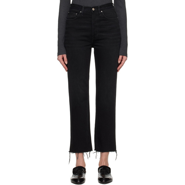  Toteme Black Classic Cut Jeans 