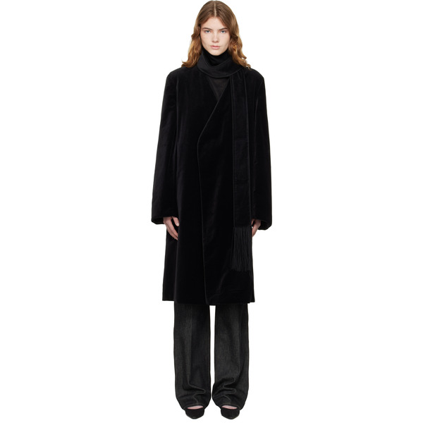  Toteme Black Smoking Coat 