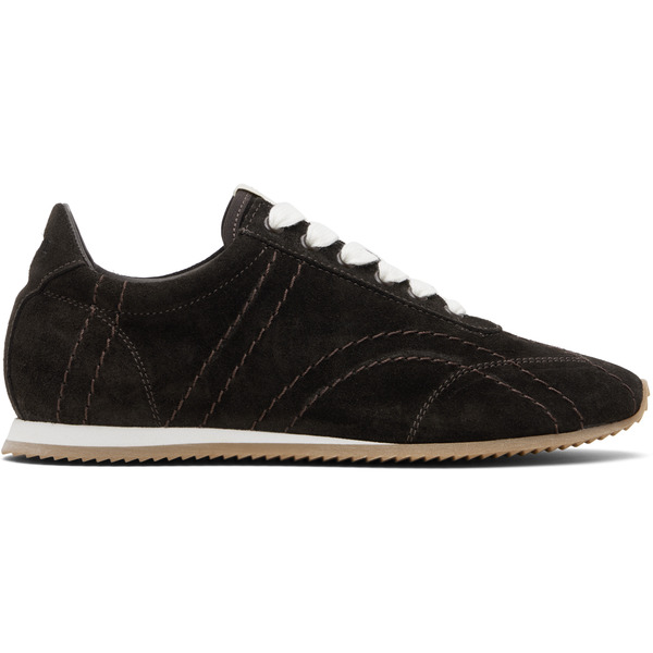  Toteme Brown Flex Suede Sneakers 
