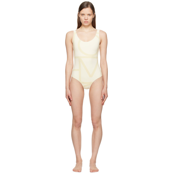  Toteme Off-white Monogram Swimsuit 