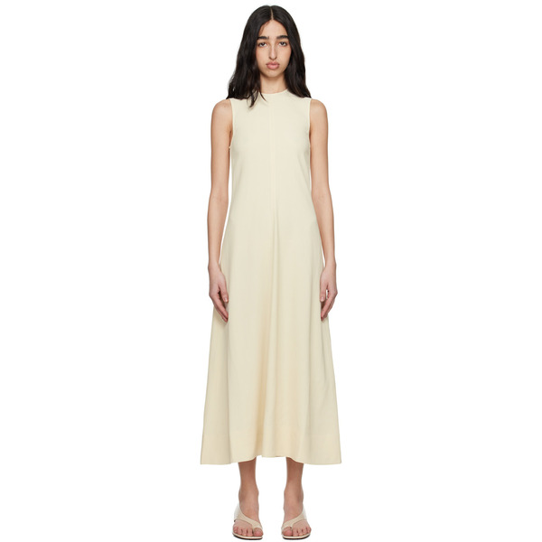  Toteme Off-white Woven Stripe Maxi Dress 