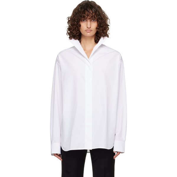  Toteme White Sharp Poplin Shirt 
