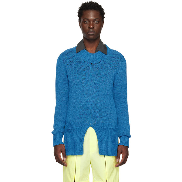  T/sehne Ssense Exclusive Blue Sweater 