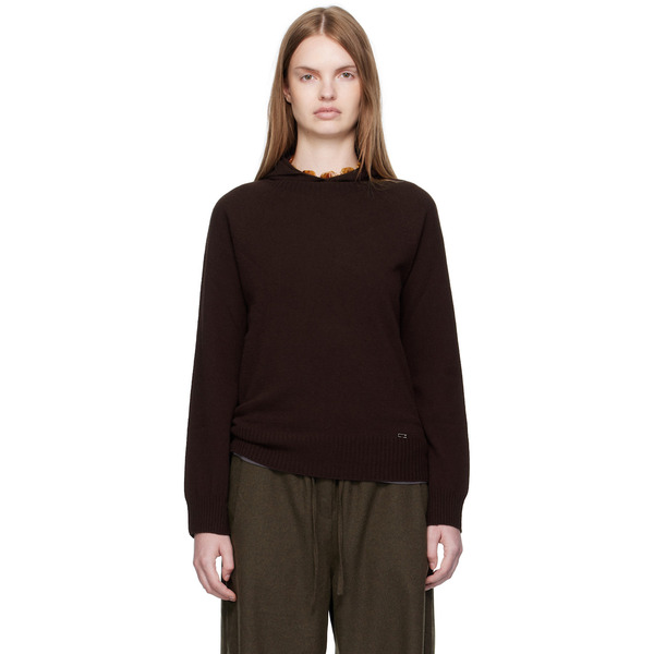  Umarmung Brown Wholegarment Hoodie 