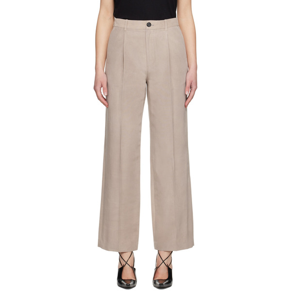  Umber Postpast Beige Creased Trousers 