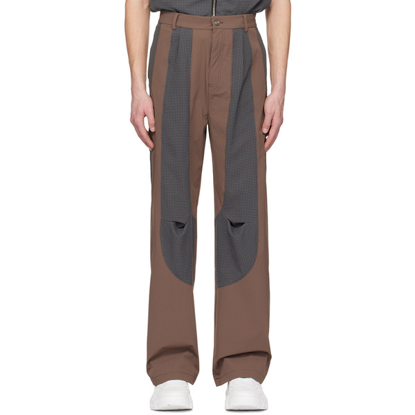  Uncertain Factor Brown & Gray Mirage No. 2 Trousers 