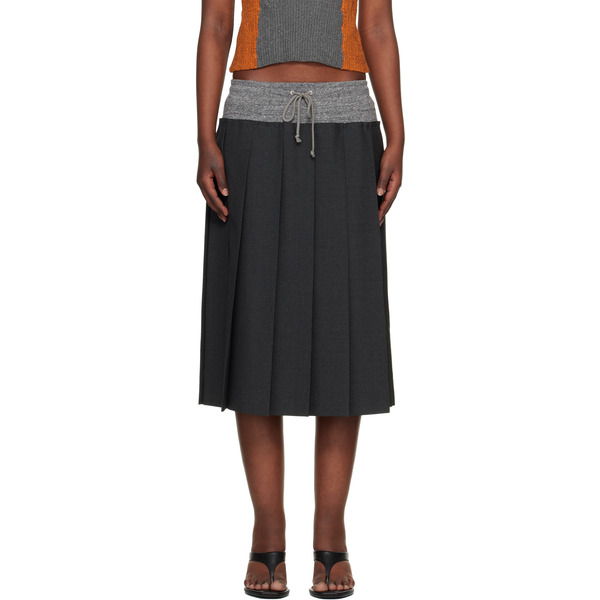  Undercover Gray Up1f1603-2 Midi Skirt 