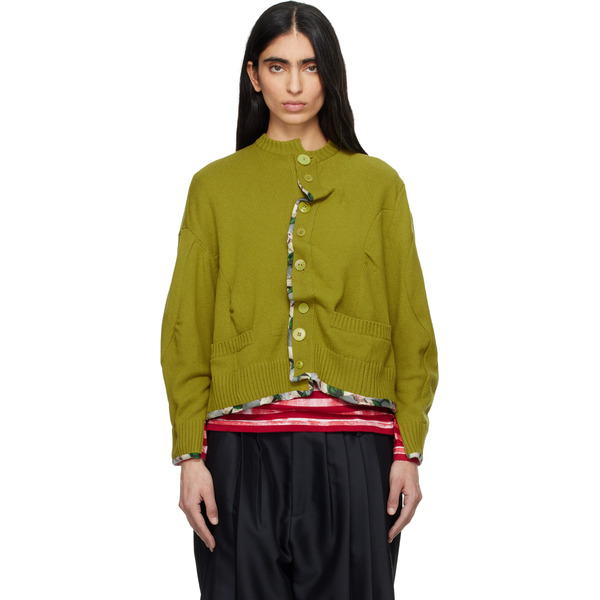  Undercover Green Uc1f1902 Cardigan 