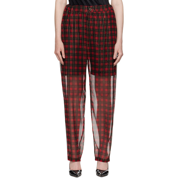  Undercover Red Uc1e1507 Trousers 