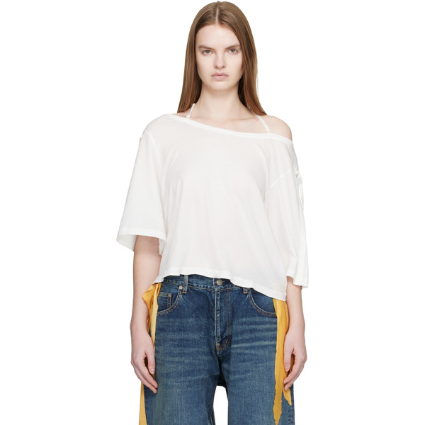  Undercover White Strap T-shirt 
