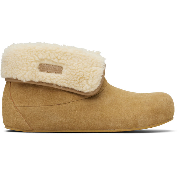  Untitlab® Beige Belts Clog Boots 