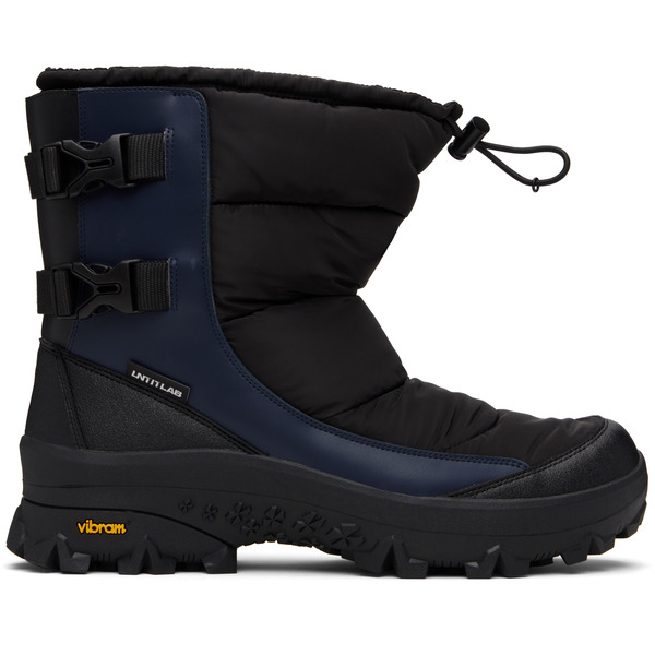  Untitlab® Black & Navy Un Sakura Boots 