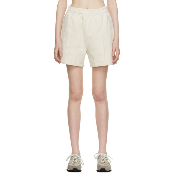  Vaara Off-white Fleece Lounge Shorts 