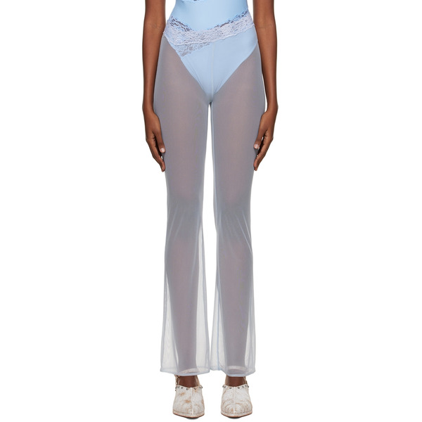  Vaillant Ssense Exclusive Blue Sheer Trousers 