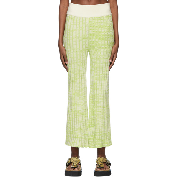  Valentine Witmeur Lab Green Viscose Trousers 