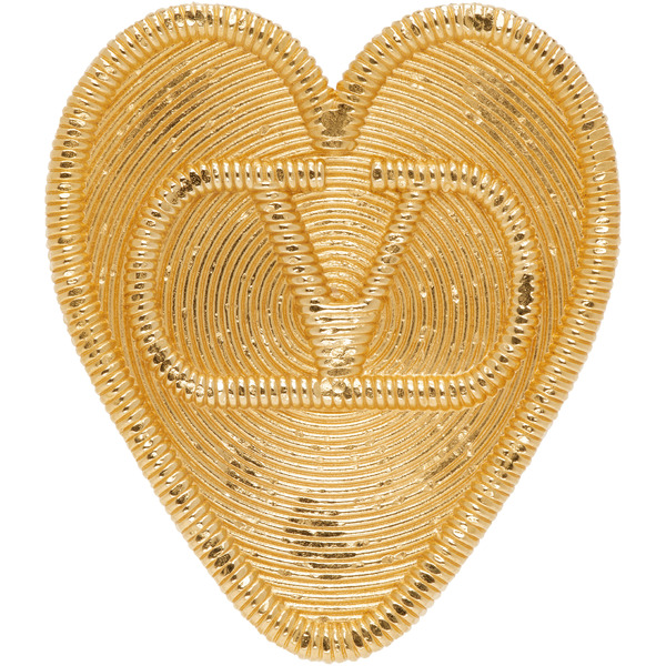  Valentino Garavani Fil Perdu Metal Brooch 