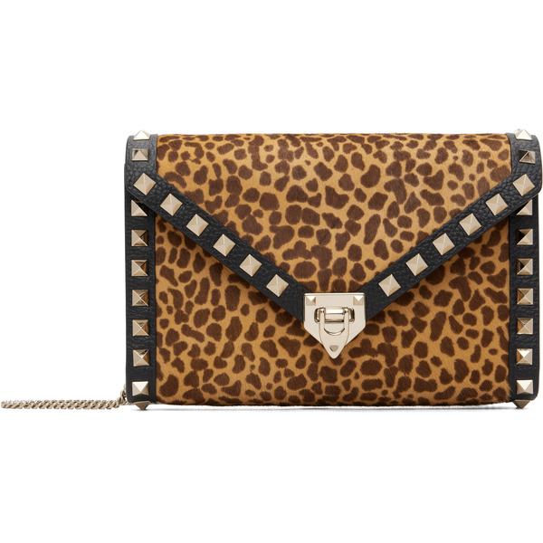  Valentino Garavani Tan Rockstud Mini Bag 