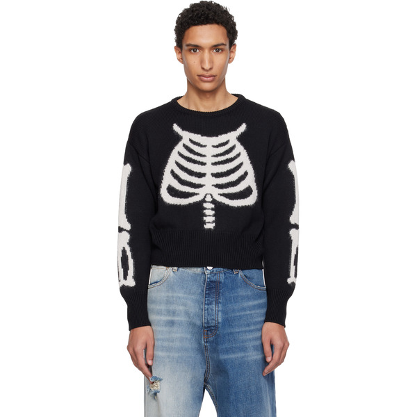  Vaquera Black Skeleton Sweater 
