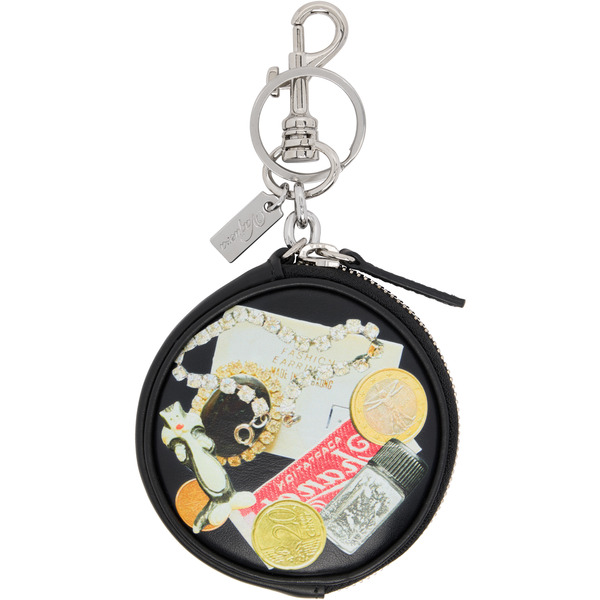  Vaquera Black Trompe L'oeil Coin Purse 