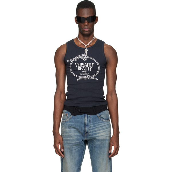  Vaquera Black 'versatile Beauty' Tank Top 