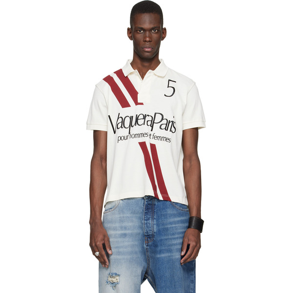  Vaquera Off-white 'vaquera' Polo 