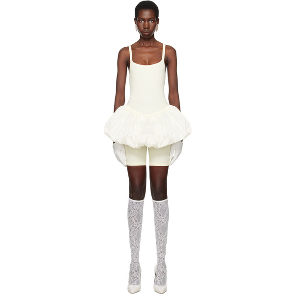  Vaquera Ssense Exclusive Bridal Capsule Pouf Bodysuit 