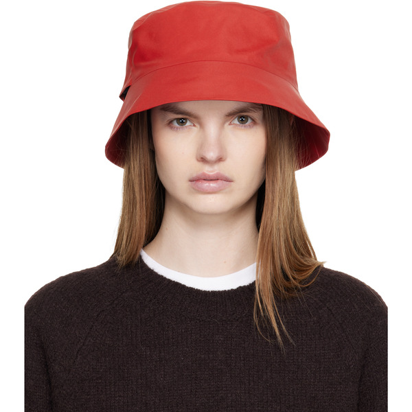  Veilance Red Bucket Hat 