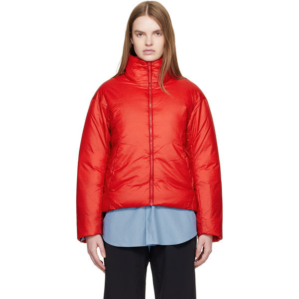  Veilance Red Conduit Down Jacket 