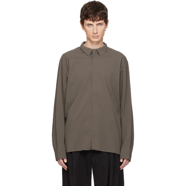 Veilance Taupe Metry Shirt 