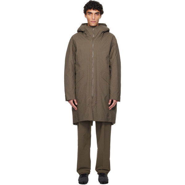  Veilance Taupe Monitor Down Coat 
