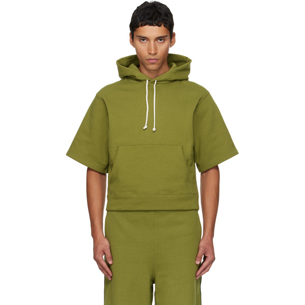  Veneda Carter Ssense Exclusive Green Short Sleeve Hoodie 