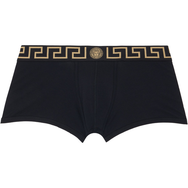  Versace Black Cotton-jersey Boxer Briefs 