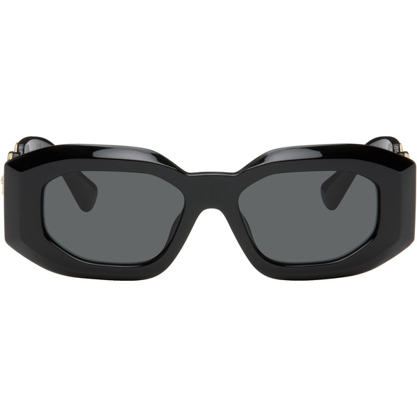  Versace Black Maxi Medusa Biggie Sunglasses 