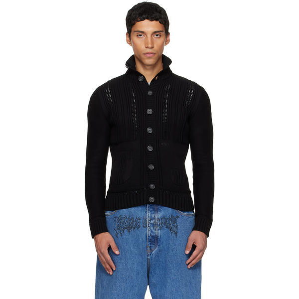  Vetements Black Cargo Cardigan 