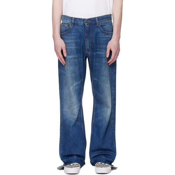  Vetements Blue Bootcut Jeans 