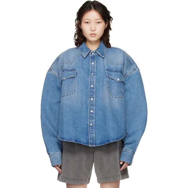  Vetements Blue Cowboy Denim Shirt 