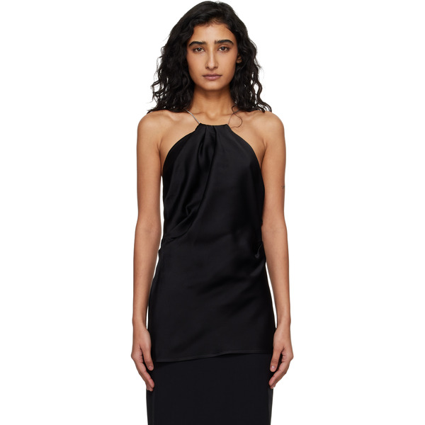  Victoria Beckham Black Chain Camisole 
