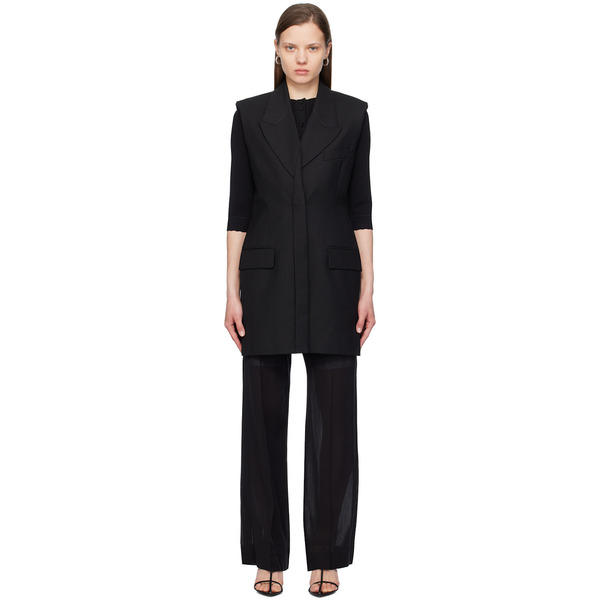  Victoria Beckham Black Tailored Minidress 