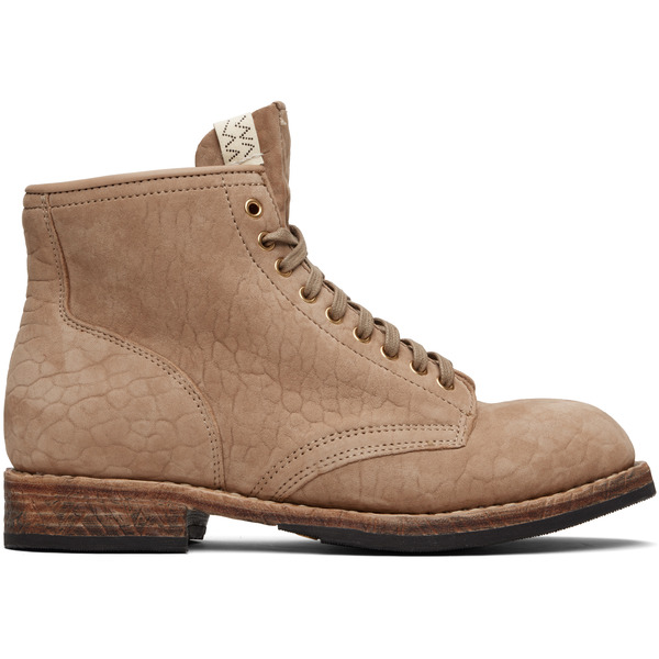  Visvim Beige Brigadier Mid-folk Boots 