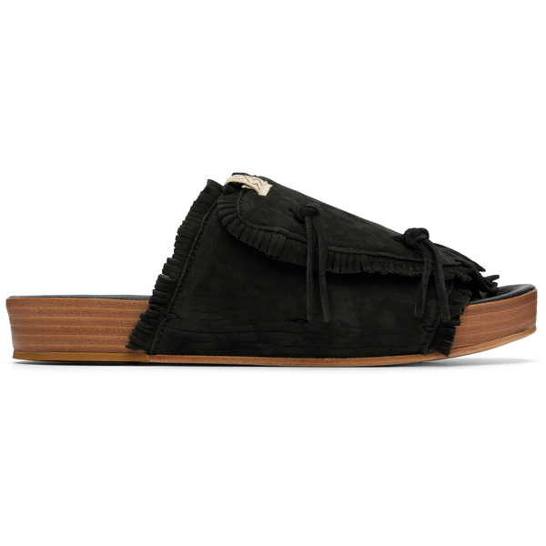  Visvim Black Christo Shaman-folk Sandals 