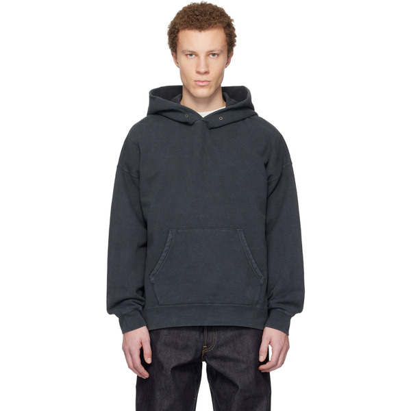  Visvim Black Jumbo Sb P.o. Dmgd Hoodie 