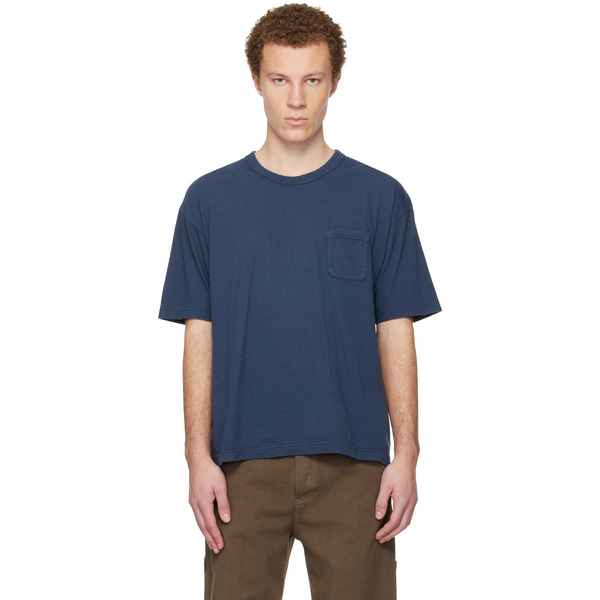  Visvim Blue Jumbo S/s Dmgd T-shirt 