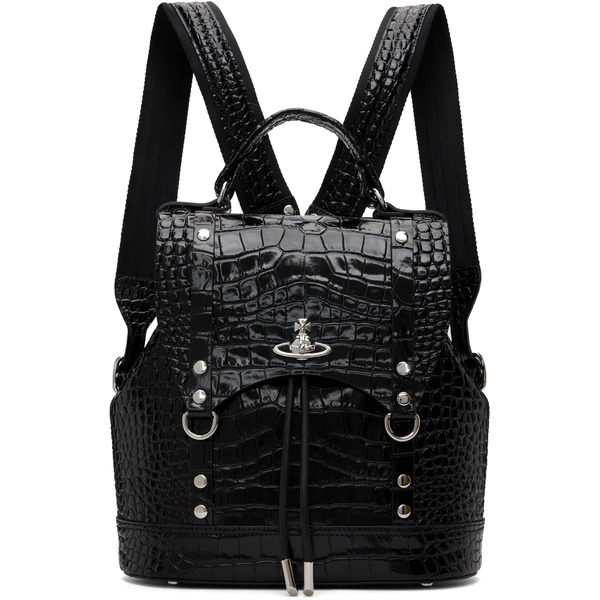  Vivienne Westwood Black Max Small Backpack 